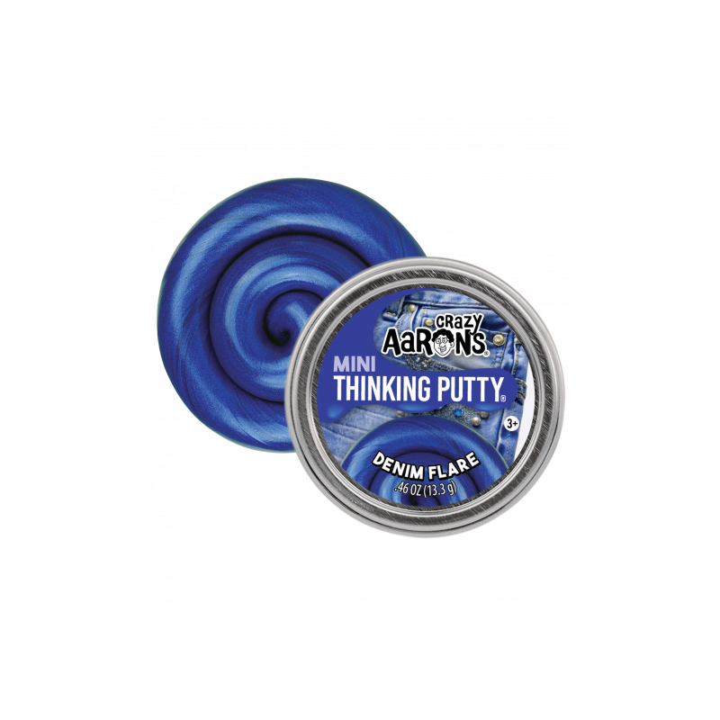 Crazy Aarons - Denim Flare – Mini Thinking Putty