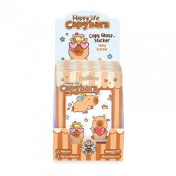 Trendhaus - CAPYBARA HAPPY LIFE Sticker Set, 26 pieces, 3 assorted