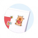 Trendhaus - CAPYBARA HAPPY LIFE Sticker Set, 26 pieces, 3 assorted