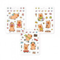 Trendhaus - CAPYBARA HAPPY LIFE Sticker Set, 26 pieces, 3 assorted