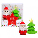 Trendhaus - ERASER Xmas-Time, set of 2 pcs
