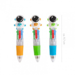 Trendhaus - SPACE ADVENTURE Multi-colour pen with topper, 3 assorted