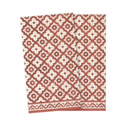 Maileg - Servetter, Mosaic Large - Red