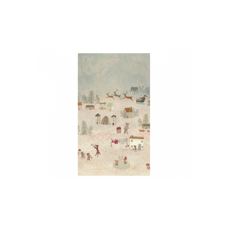 Maileg - Presentpapper, Santa is coming