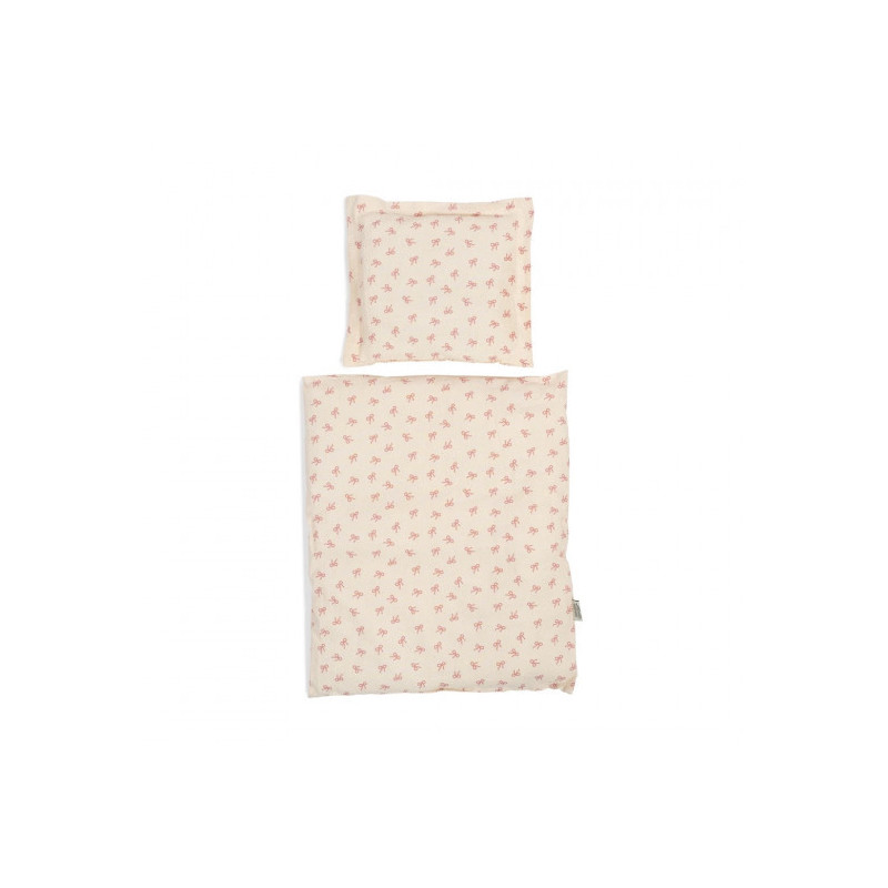 MAMAMEMO - Bed Set 50 cm, Pink Bow