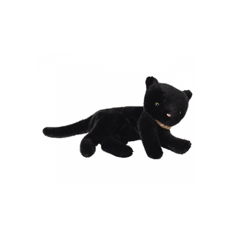 Maileg - Sleeping kitten, Medium - Black