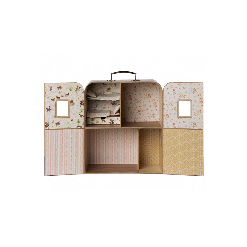 Maileg - SuitCasa, Little sister and brother mouse