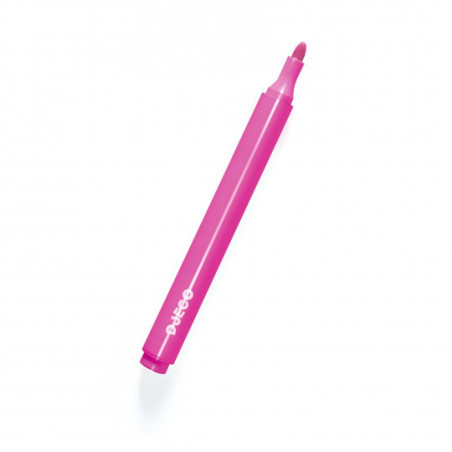 Djeco - 6 Opaque Markers - 80s