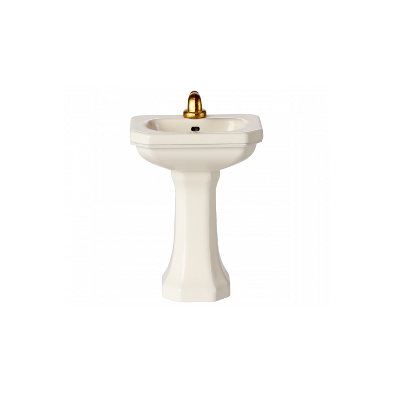 Maileg - Bathroom sink, Mouse - Off white