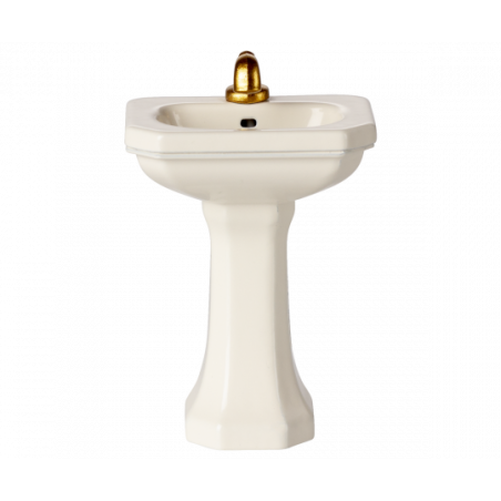 Maileg - Bathroom sink, Mouse - Off white