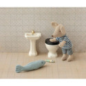 Maileg - Bathroom sink, Mouse - Off white