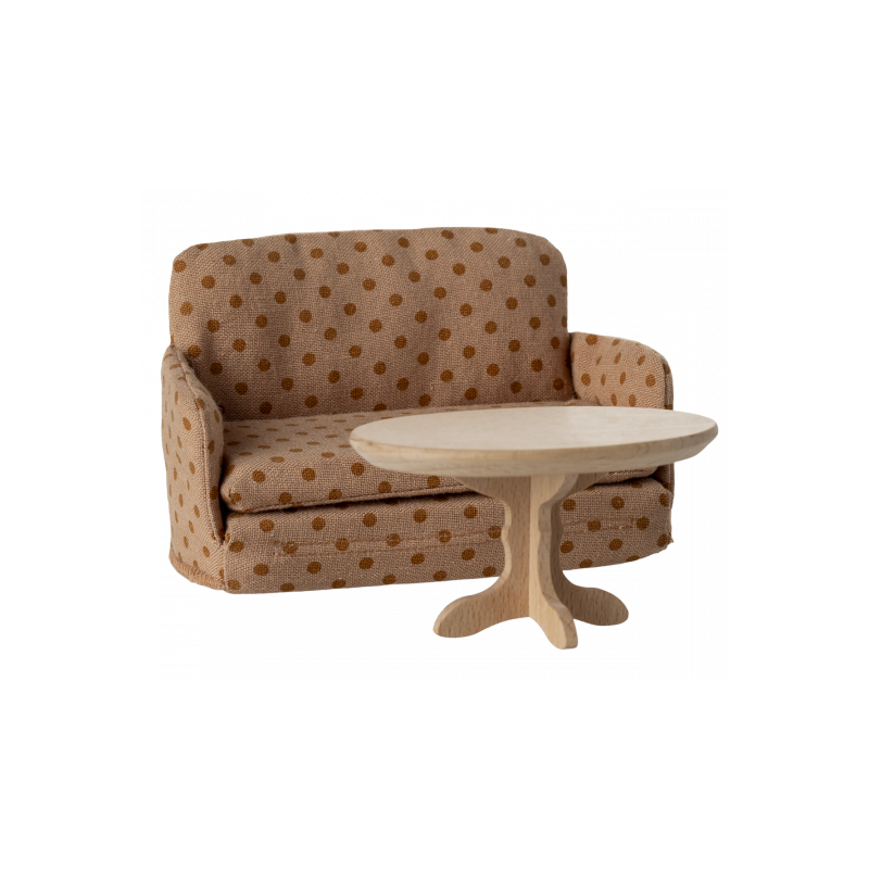 Maileg - Sofa bed, Mouse - Dots