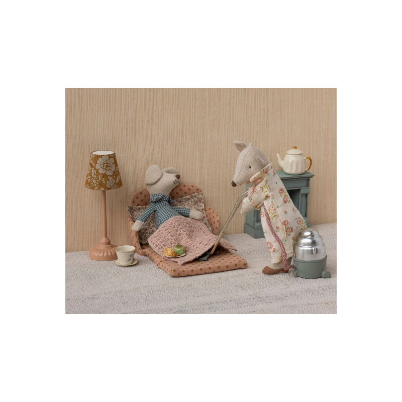 Maileg - Sofa bed, Mouse - Dots