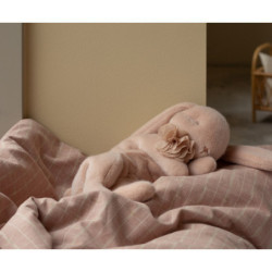 Maileg - Sleeping bunny plush, Small - Powder