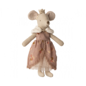 Maileg - Queen dress, Mum mouse