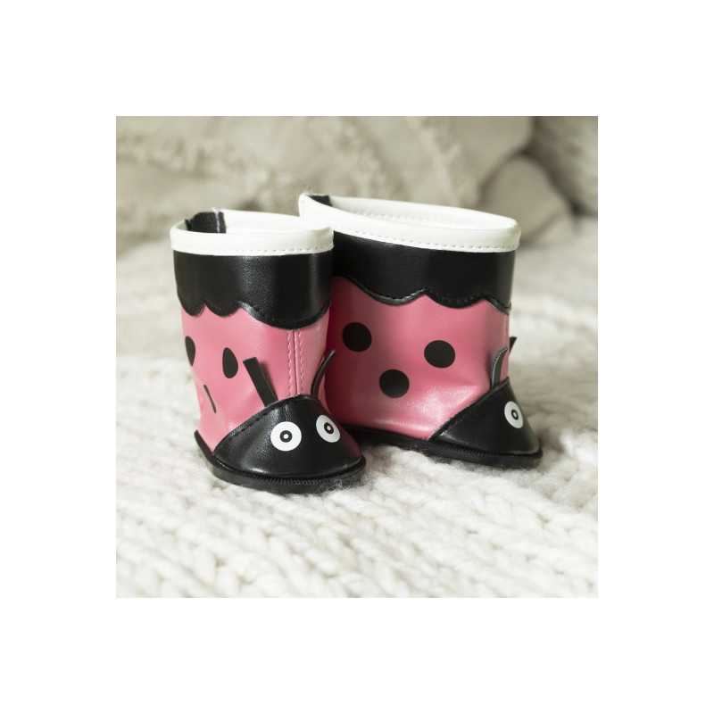 SKRÅLLAN - Stövlar Nyckelpigor, Rosa