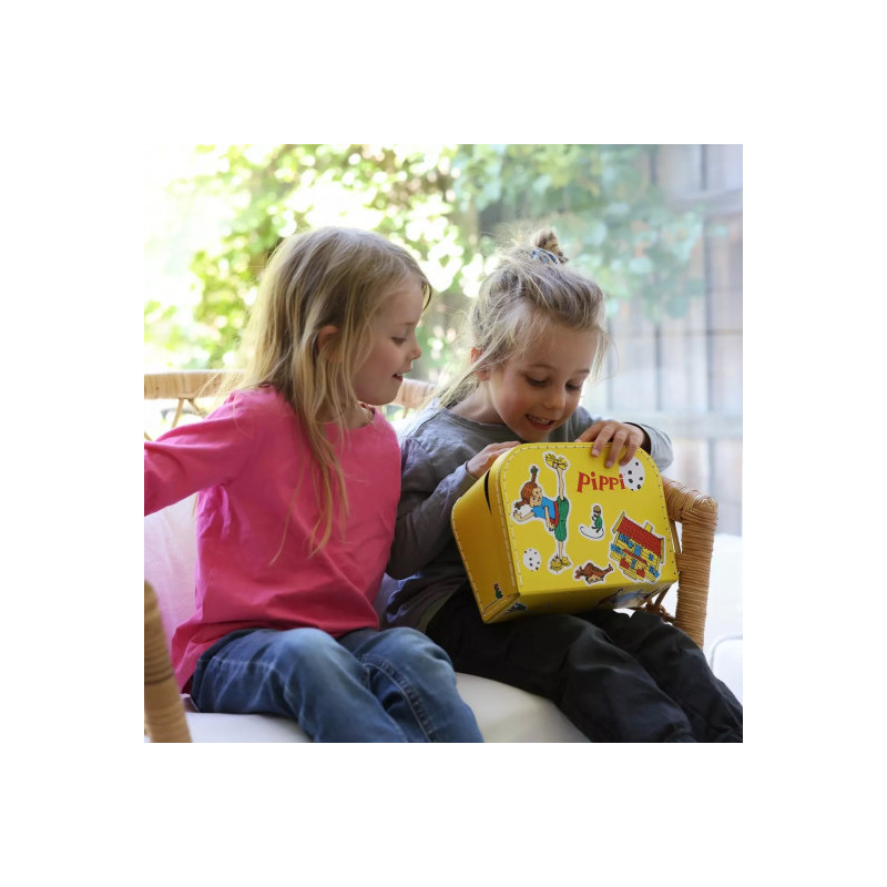 Pippi - Pippi Pappväska, 25 Cm, Gul