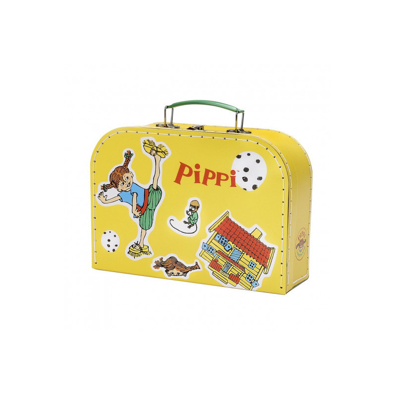 Pippi - Pippi Pappväska, 25 Cm, Gul