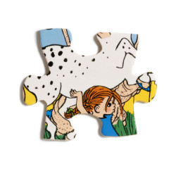 Pippi - Pippi Träpussel, 20 Bitar