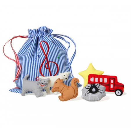 Oskar & Ellen - Sångpåse med figurer