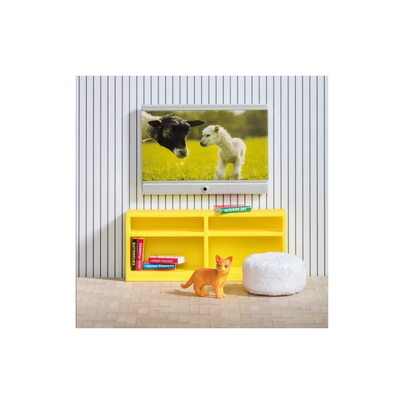 Lundby - Dockhustillbehör, Tv-Set