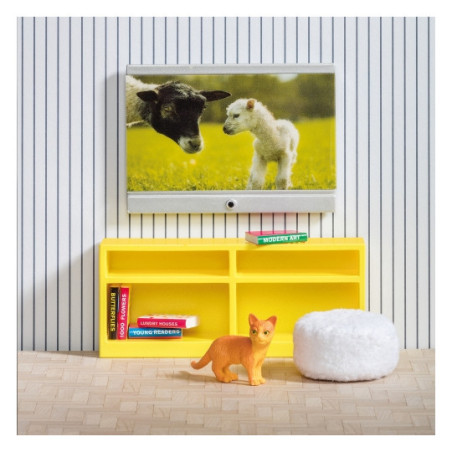 Lundby - Dockhustillbehör, Tv-Set