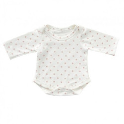 byAstrup - Body, Vit / Rosa prickar, 45cm