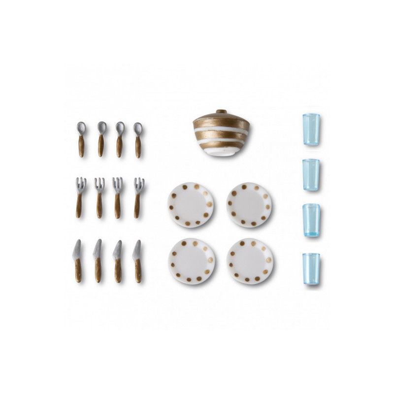 Lundby - Dockhustillbehör, Matservis