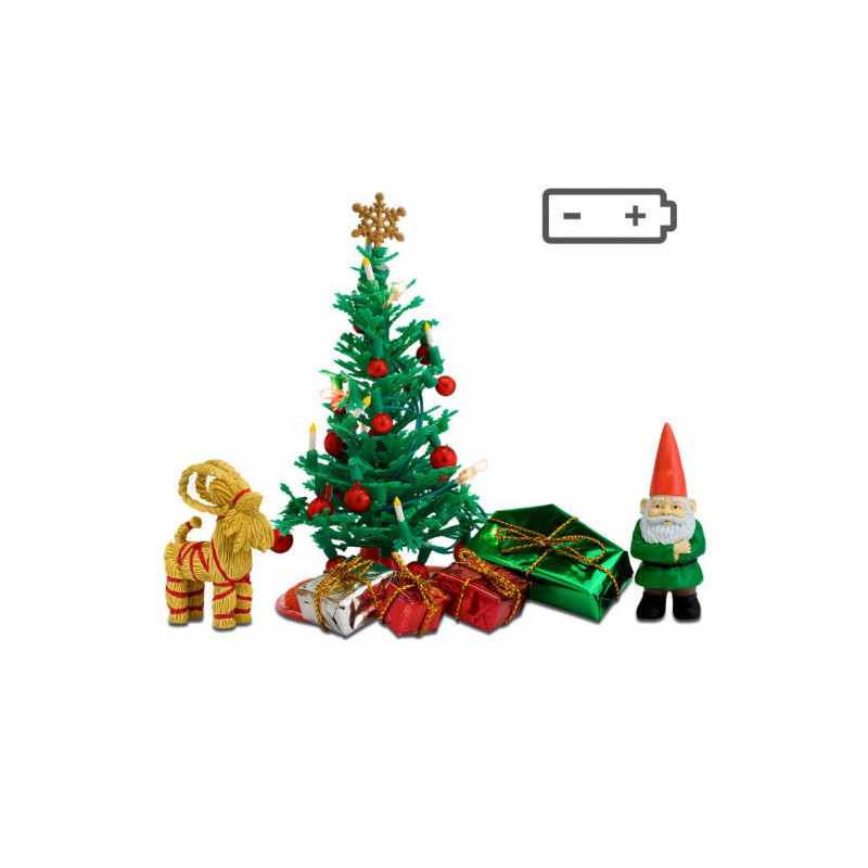 Lundby - Dockhustillbehör, Julgransset