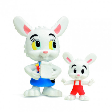 Bamse - Nina Kanin & Minihopp Figurset