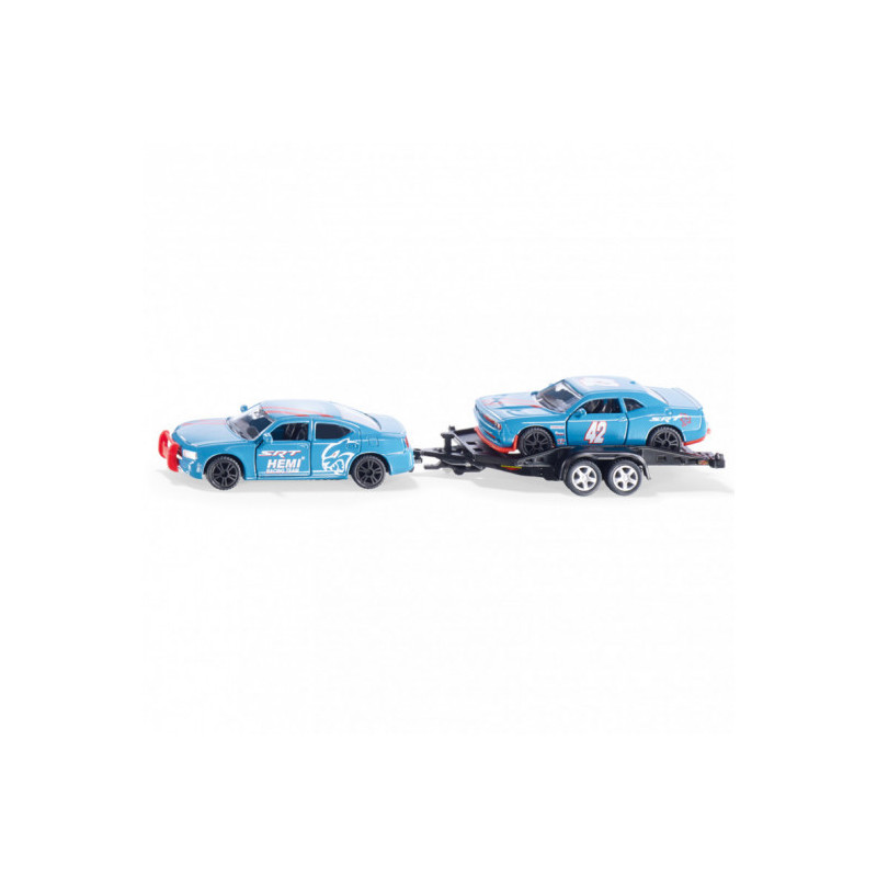 Siku - Dodge M Trailer Och Racer 1:55