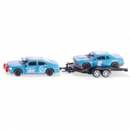 Siku - Dodge M Trailer Och Racer 1:55