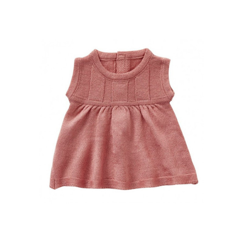 byAstrup -  Stickad klänning, Rosa 45cm