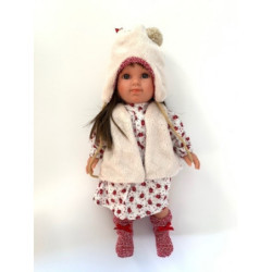 Llorens spansk docka - Kläder,  röd klänning