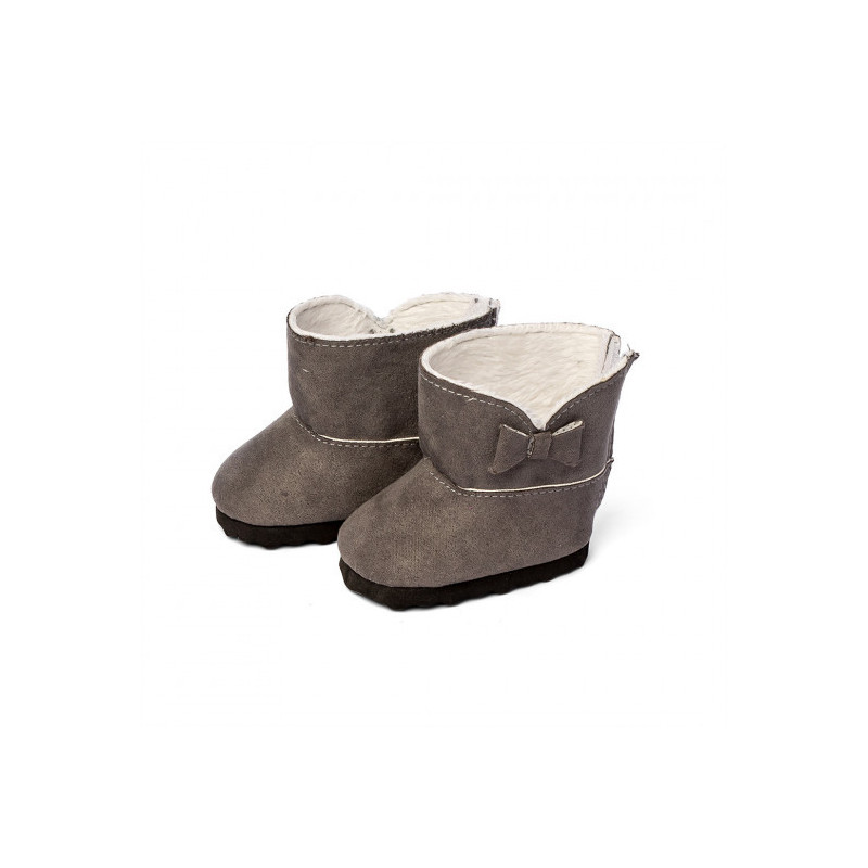 byAstrup -  Vinterstövlar för dockor, Grå 40- 45 cm