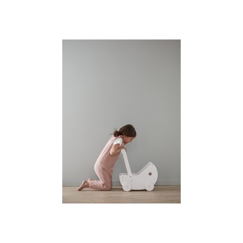 Kids Concept - Dockvagn vit