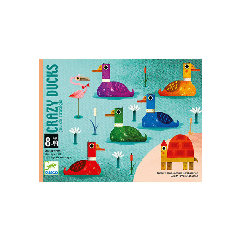 Djeco - Playing card, Crazy ducks