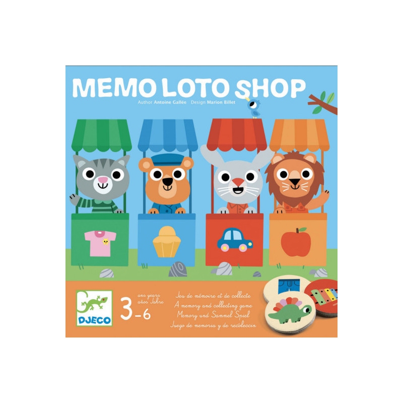 Djeco - Memo loto shop