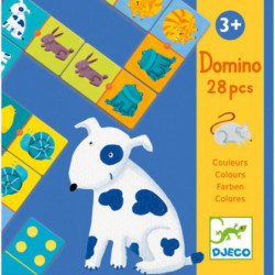Djeco - Domino Colour animals