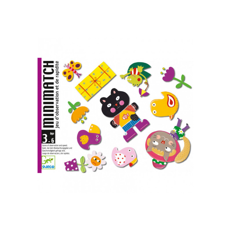 Djeco - Playing cards, Minimatch