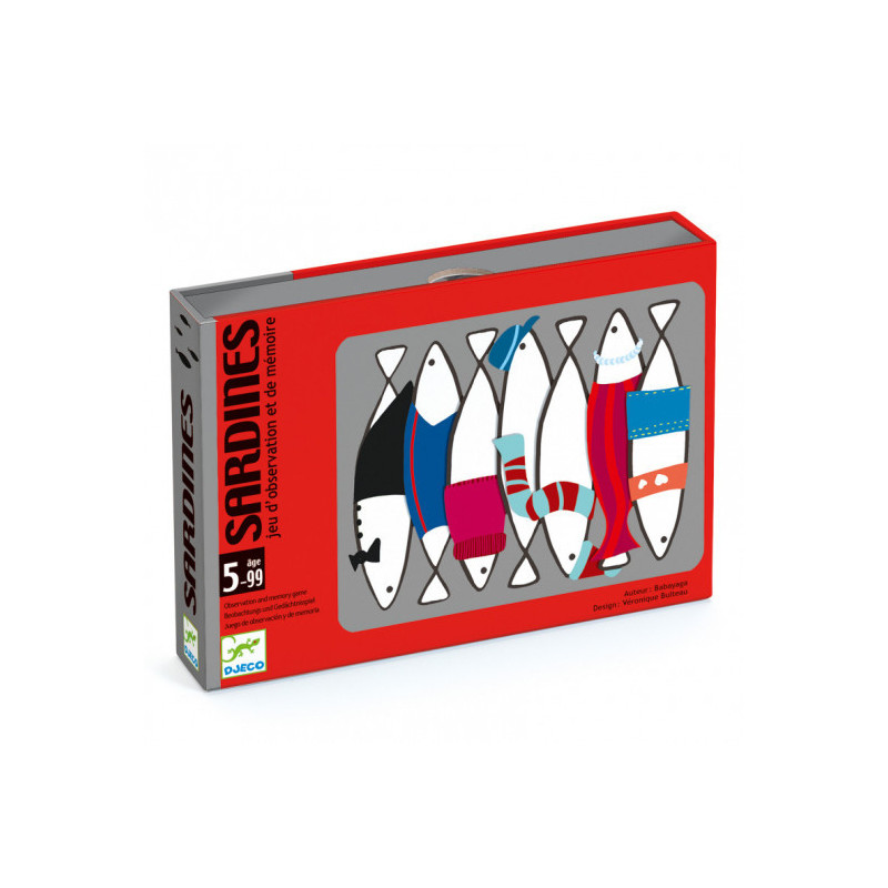 Djeco - Playing cards, Sardines