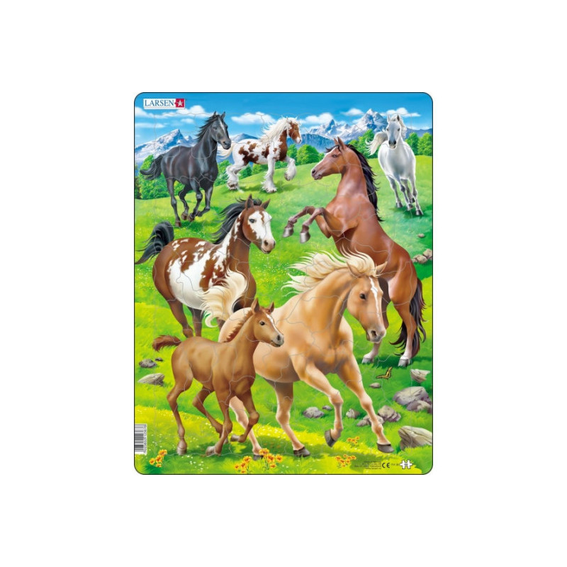 Larsen - Pussel Hästar