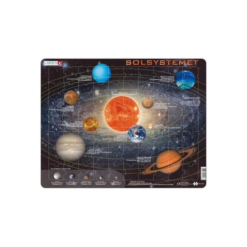 Larsen - Pussel Solsystemet