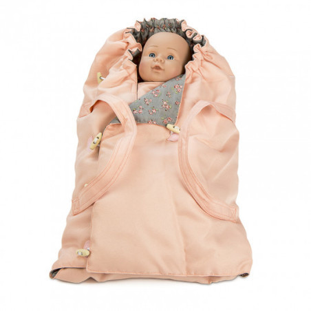 Mini Mommy - Åkpåse till dockan, grå