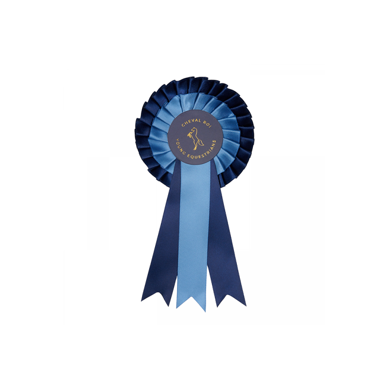 Cheval Roi - rosetter käpphäst, blå/rosa