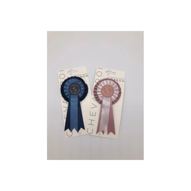 Cheval Roi - rosetter käpphäst, blå/rosa