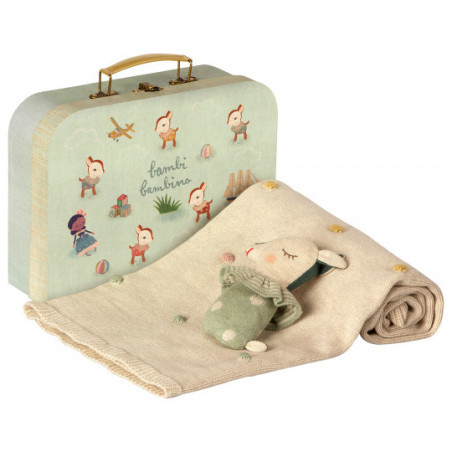 Maileg - Baby gift set, Dusty Mint