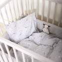 Roommate - Kite bedset Baby, grey/black