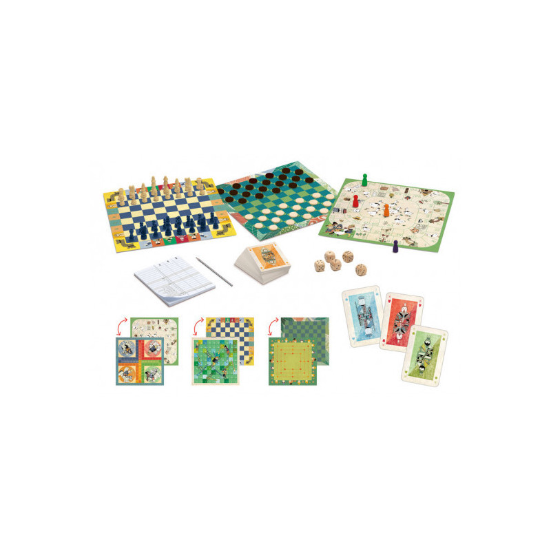 Djeco - Klassiska spel i en box