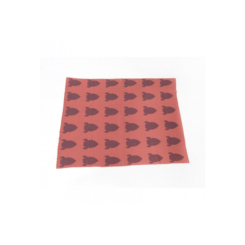 Pellianni - Knitted blanket organic red